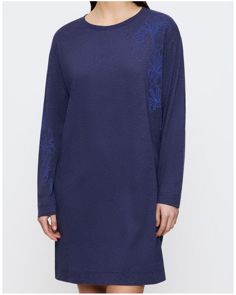 Chemise de nuit Coton & Modal Triumph Nuit (Blue Dark)