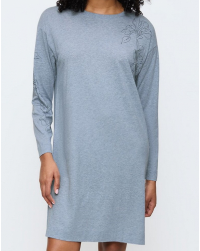 Nightdress Cotton & Modal Triumph Nuit (Blue Light)