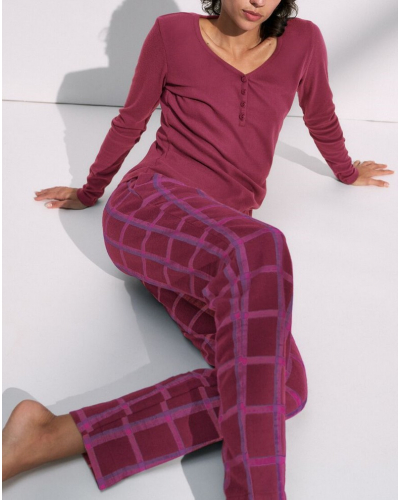 Pantalon 100% coton Nuit Triumph (Pink Light)