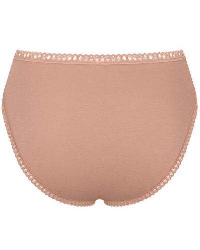 Calzoncillo escotado algodón Sloggi GO Crush (Paquete de 3) (Cameo Brown)