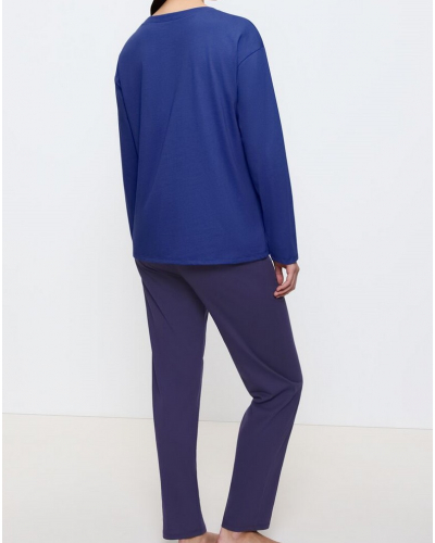 Ensemble de pyjama 100% coton Nuit Triumph (Blue Dark)