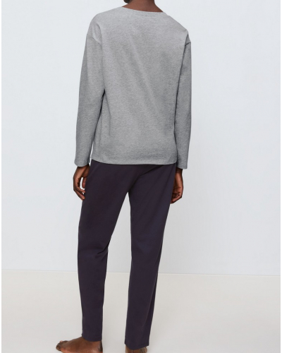 Ensemble de pyjama 100% coton Nuit Triumph (Dark Grey)