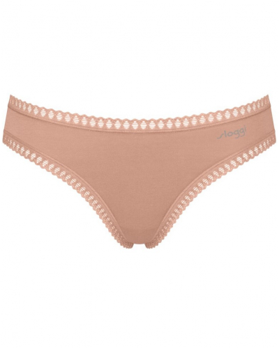 Slip mini coton Sloggi GO Crush (Lot de 3) (Cameo Brown)