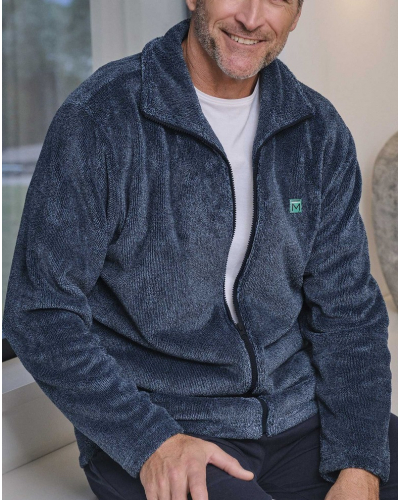 Chaqueta polar con cremallera Massana (Bleu)