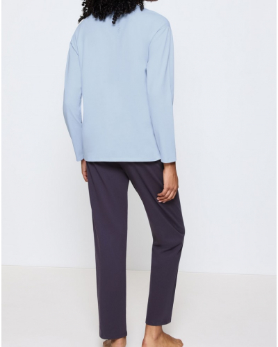 Ensemble de pyjama 100% coton Nuit Triumph (Bleu)