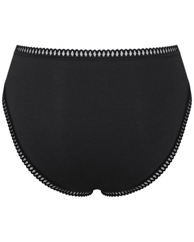 Slip échancré coton Sloggi GO Crush (Lot de 3) (Noir)
