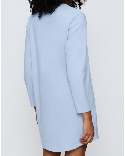 Chemise de nuit à manches longues 100% coton Triumph Nuit (Ice)