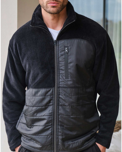 Chaqueta polar con cremallera Massana (Negro)