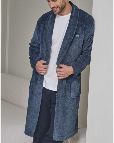 Bathrobe long Massana (Azul)