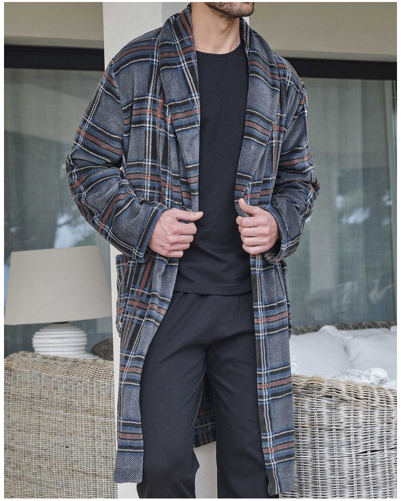 Bathrobe long Massana (Gris)