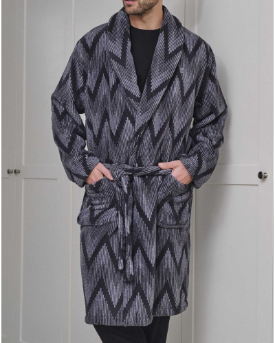 Bathrobe long Massana (Gris)