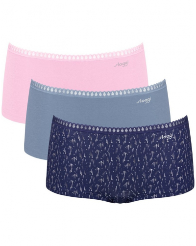 Boxer short cotton Sloggi GO Crush (Set of 3) (Multicolore)