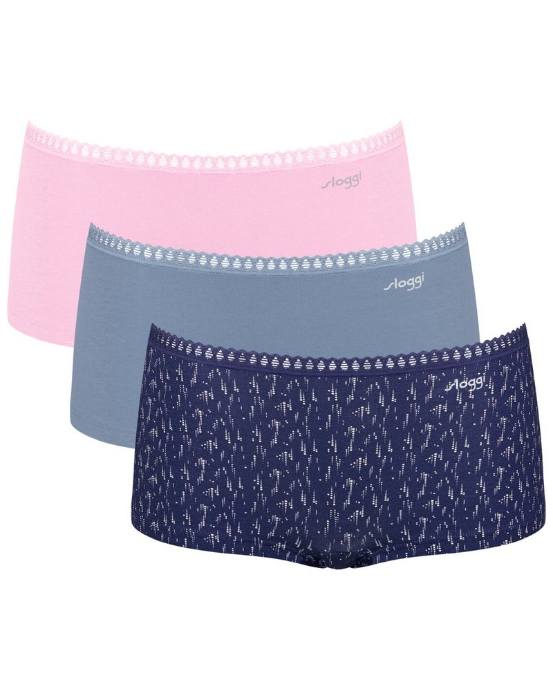 Boxer coton Sloggi GO Crush (Lot de 3) (Multicolore)