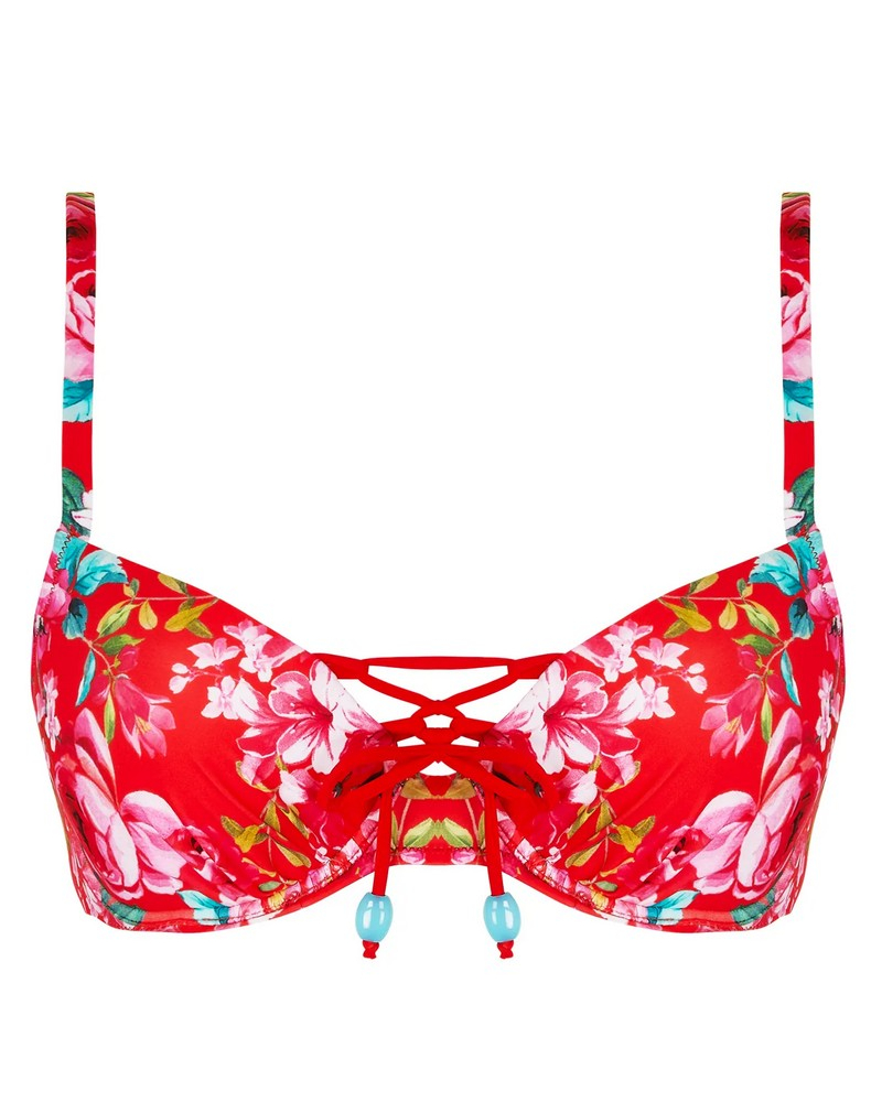 Padded bath bra Antigel La Chérie Forever (Rouge Chérie)