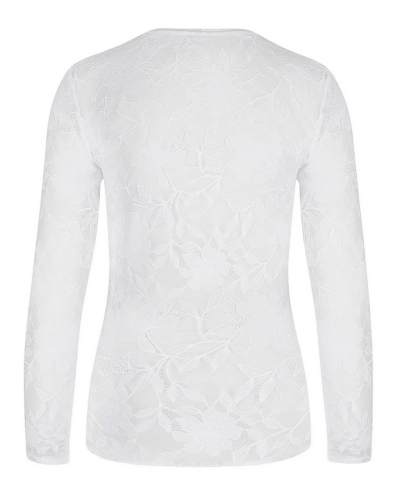 Long sleeves tee-shirt Antigel Dentelle Rebelle (White)