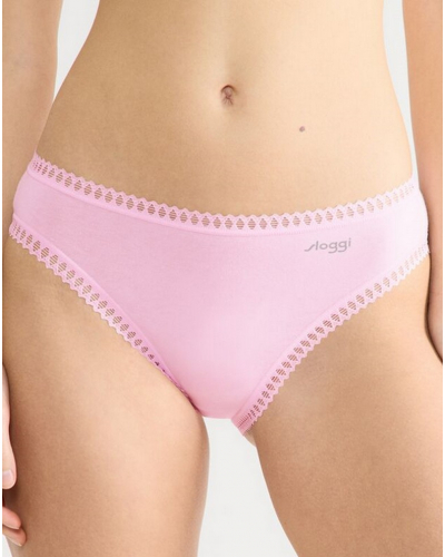 High-cut brief cotton Sloggi GO Crush (Set of 3) (Multicolore)