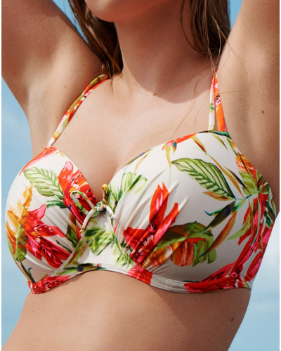 Soutien-gorge de bain balconnet coque Prima Donna Swim Tanzania (Calm Tropics)