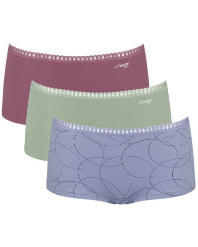 Boxer coton Sloggi GO Crush (Lot de 3) (Multicolore)