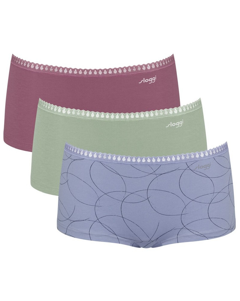 Boxer coton Sloggi GO Crush (Lot de 3) (Multicolore)