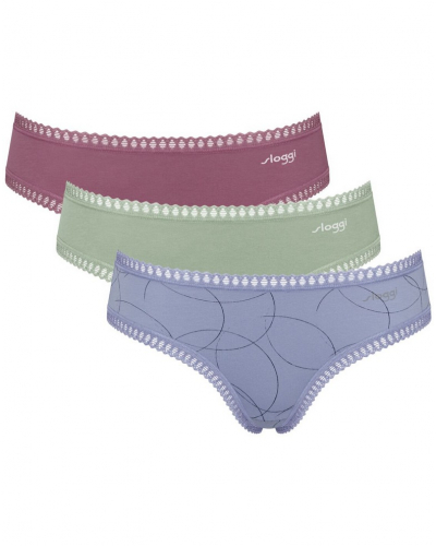 Hipster coton Sloggi GO Crush (Lot de 3) (Multicolore)