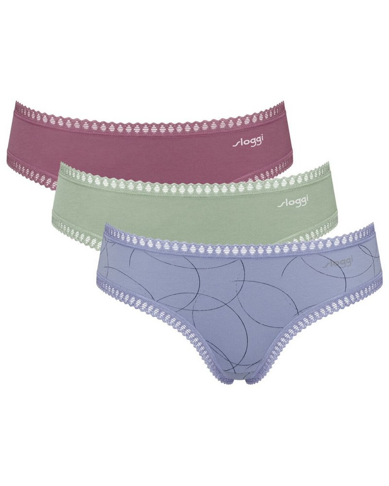 Hipster coton Sloggi GO Crush (Lot de 3) (Multicolore)