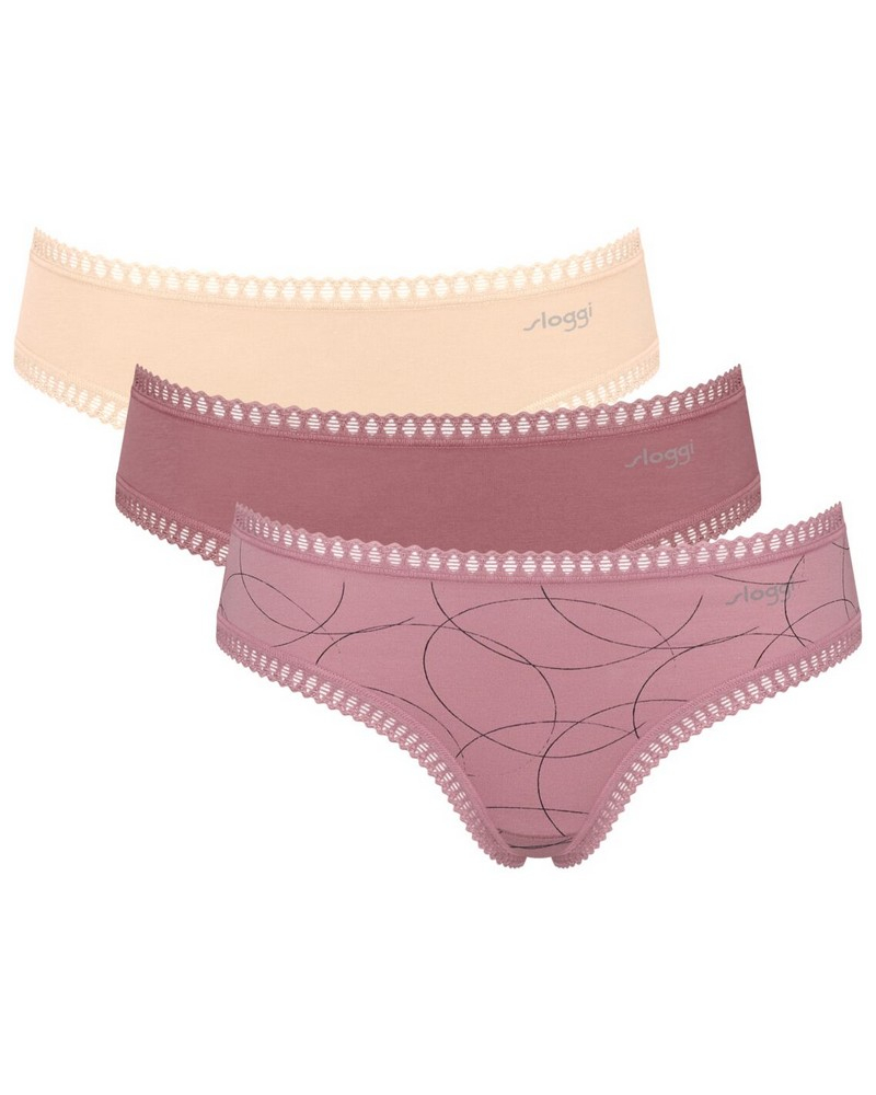 Hipster algodón Sloggi GO Crush (Lote de 3) (Multicolore)