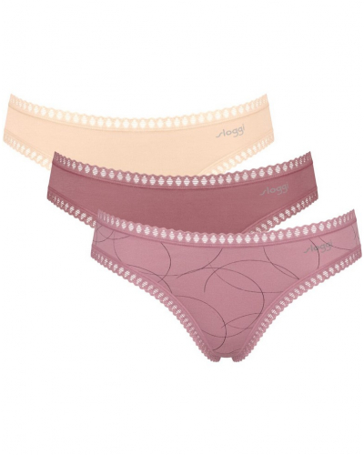 Mini calzoncillo algodón Sloggi GO Crush (Lote de 3) (Multicolore)