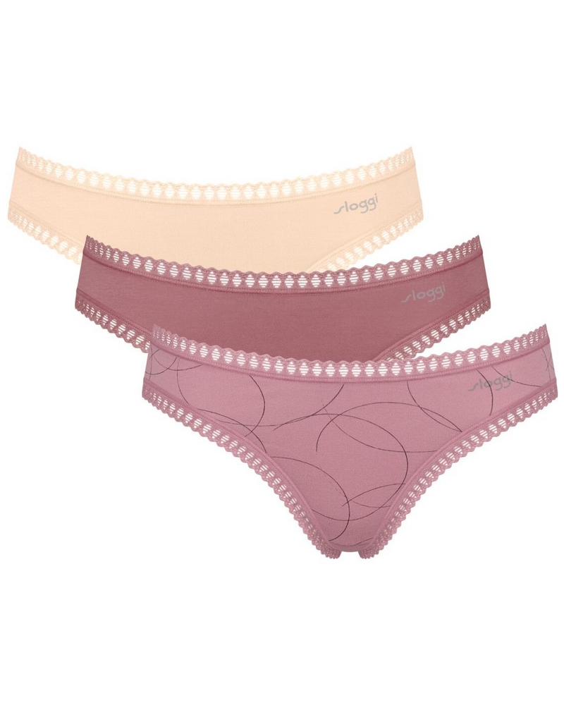Mini brief cotton Sloggi GO Crush (Set of 3) (Multicolore)