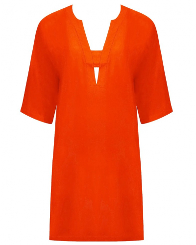 Beach tunic Lise Charmel Grâce Infinie (Orange Infini)