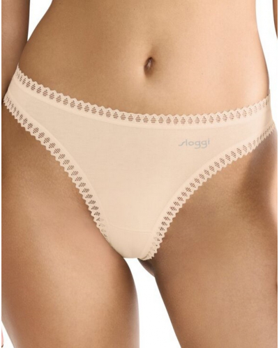 Thong cotton Sloggi Go Crush (Set of 3) (Multicolore)