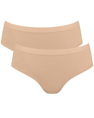 Lote de 2 hipsters Sloggi GO Sense (Peanut Butter)