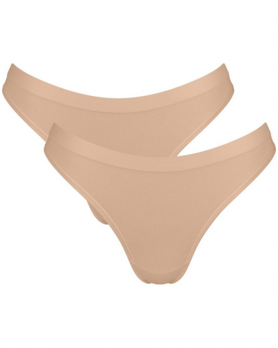Lot de 2 tangas Sloggi GO Sense (Peanut Butter)
