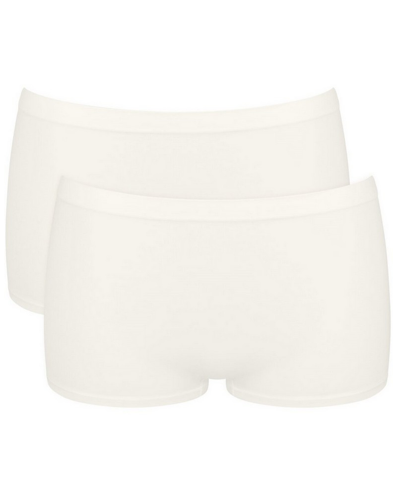 Lote de 2 pantalones cortos Sloggi GO Sense (Silk White)