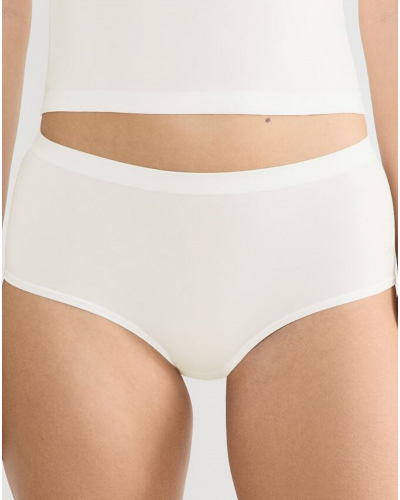 Lote de 2 bragas cintura alta Sloggi GO Sense (Silk White)