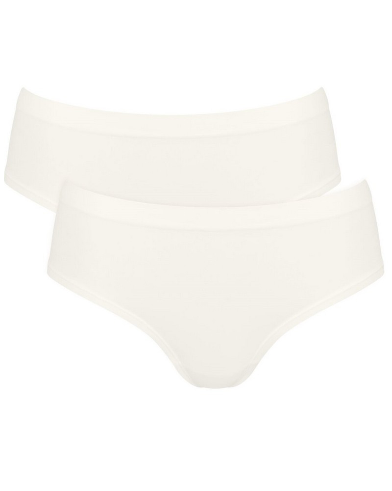 Set of 2 hipsters Sloggi GO Sense (Silk White)