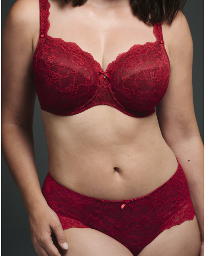 Sujetador con aros bienestar Rosa Faia Bobette (Rubis)