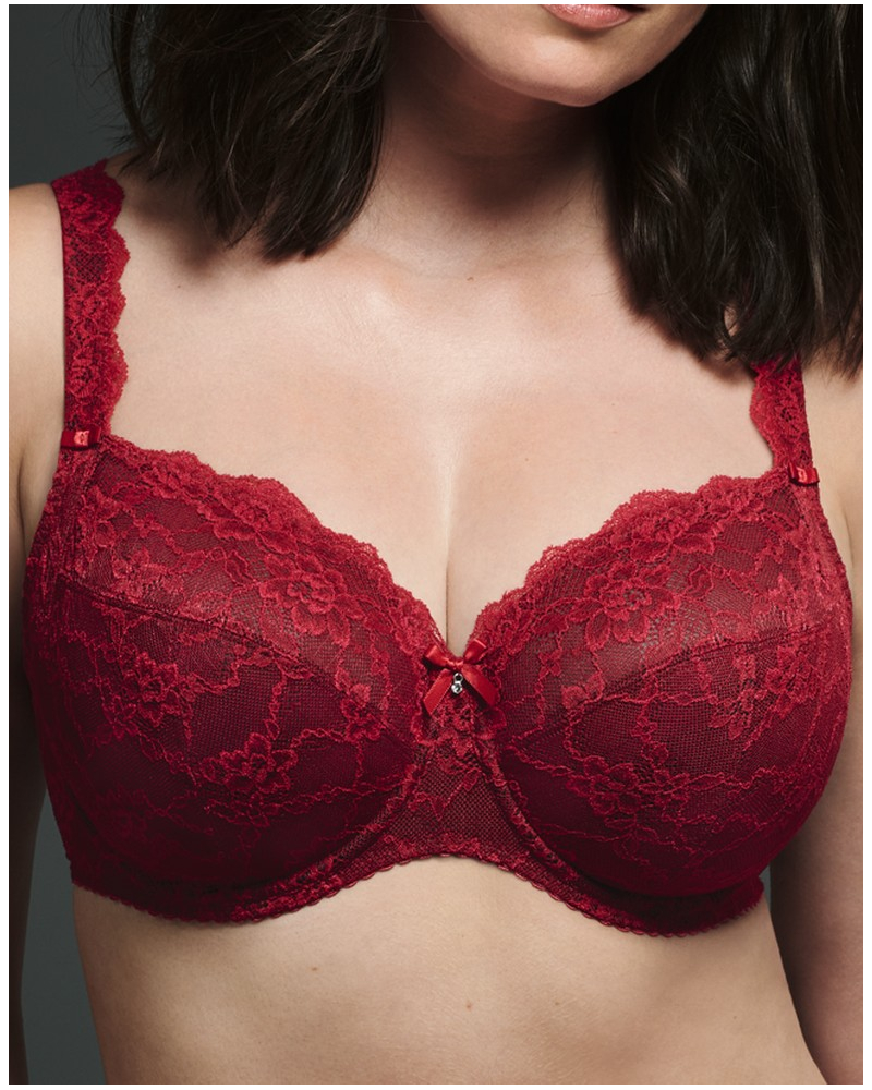 Sujetador con aros bienestar Rosa Faia Bobette (Rubis)