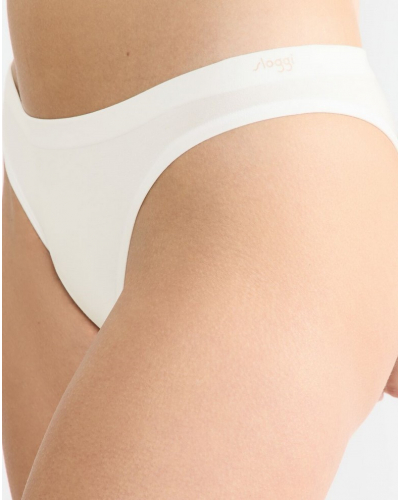 Set of 2 tangas Sloggi GO Sense (Silk White)
