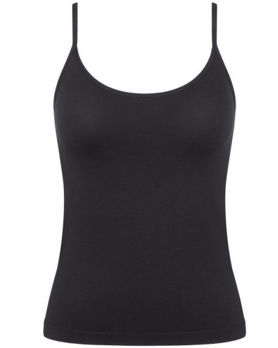 Camiseta tirantes espaguetis Sloggi GO Sense (Negro)