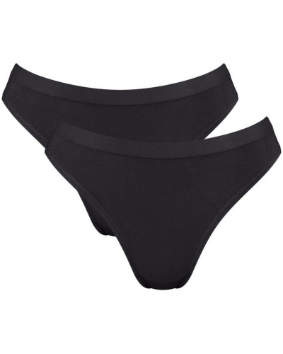 Set of 2 briefs Sloggi GO Sense (Black)