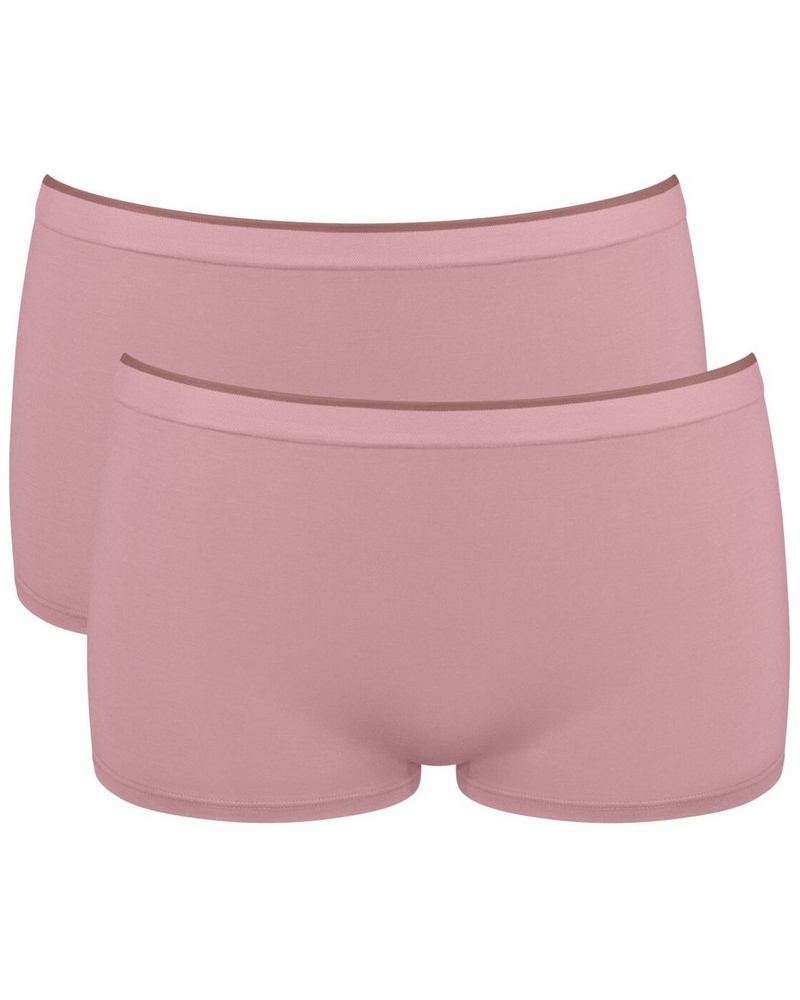 Lote de 2 pantalones cortos Sloggi GO Sense (Tea Rose)