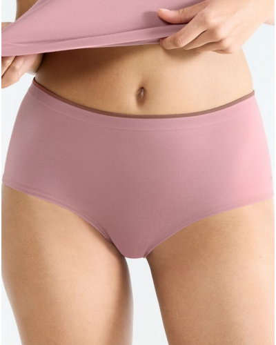 Lot de 2 culottes taille haute Sloggi GO Sense (Tea Rose)