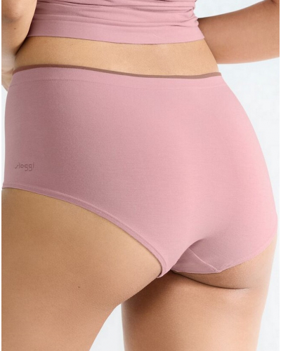 Lot de 2 culottes taille haute Sloggi GO Sense (Tea Rose)