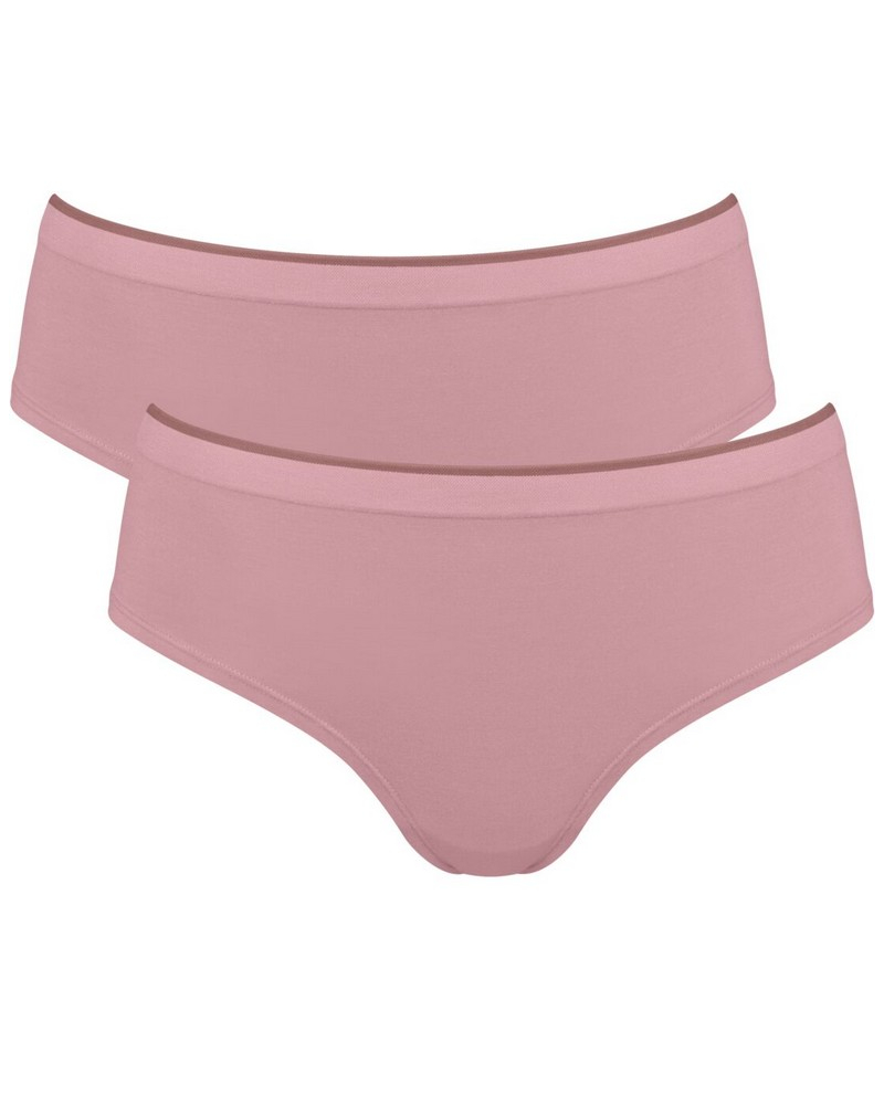 Lote de 2 hipsters Sloggi GO Sense (Tea Rose)