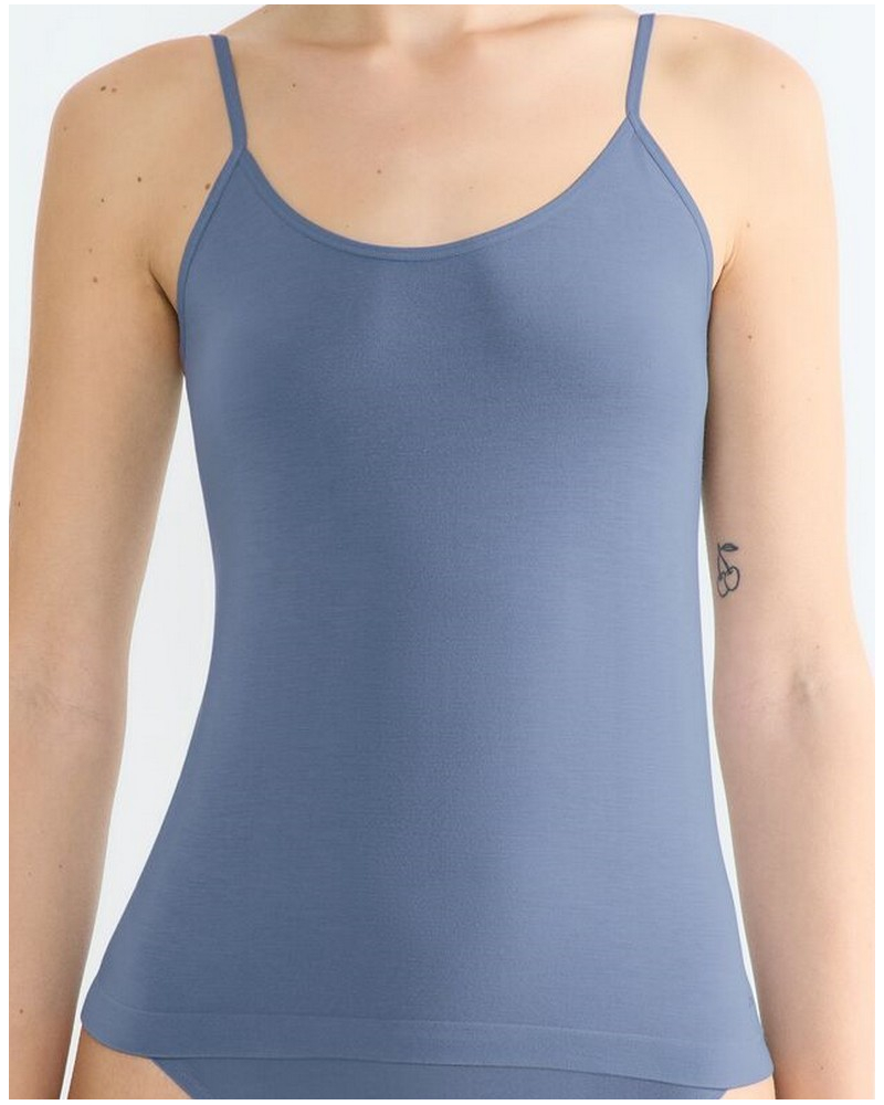 Camiseta tirantes espaguetis Sloggi GO Sense (Blue Shadow)