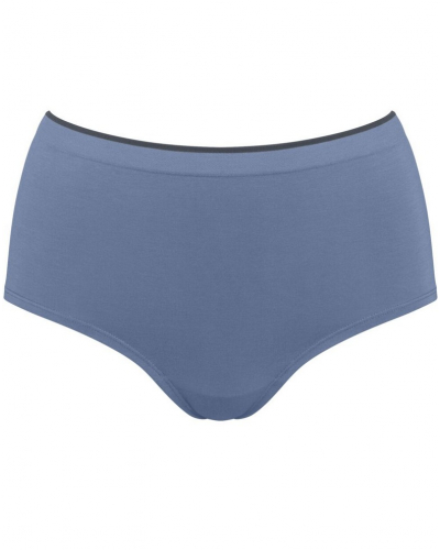 Lot de 2 culottes taille haute Sloggi GO Sense (Blue Shadow)