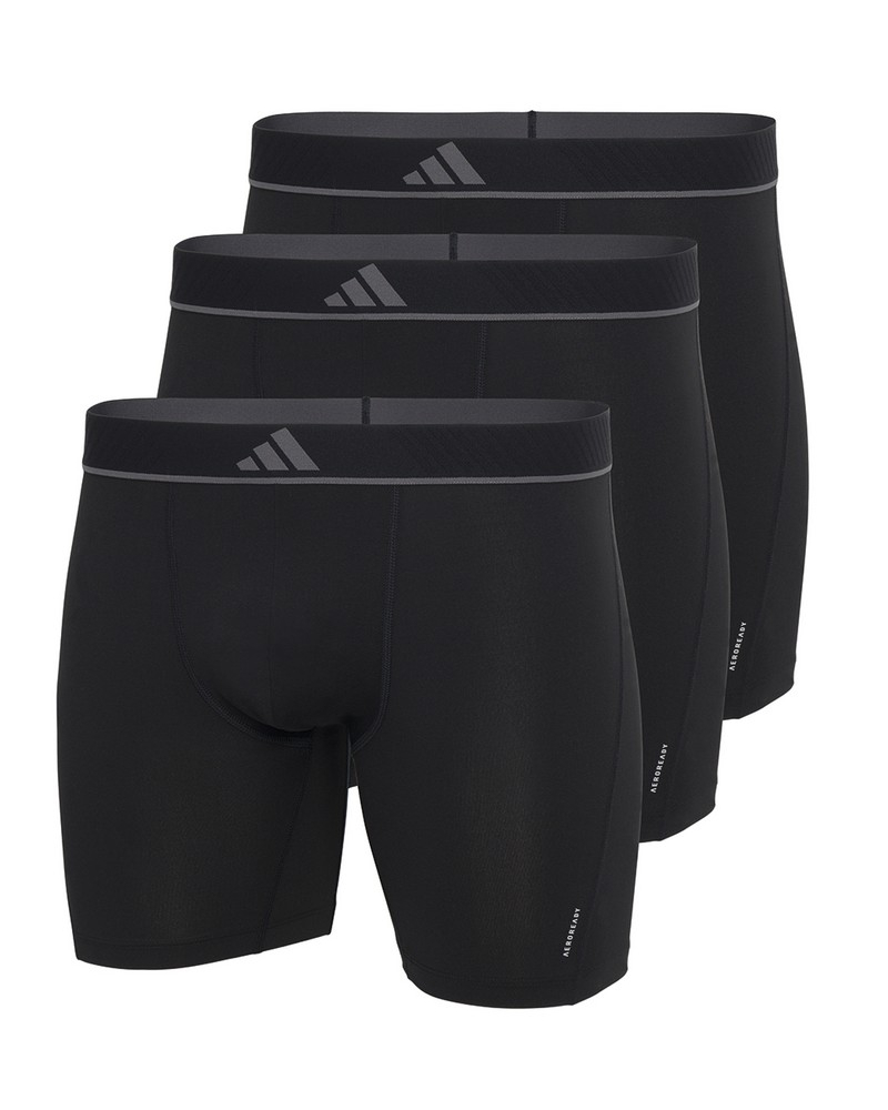 Lot de 3 boxers longs Adidas Active Micro Flex Eco (Noir)