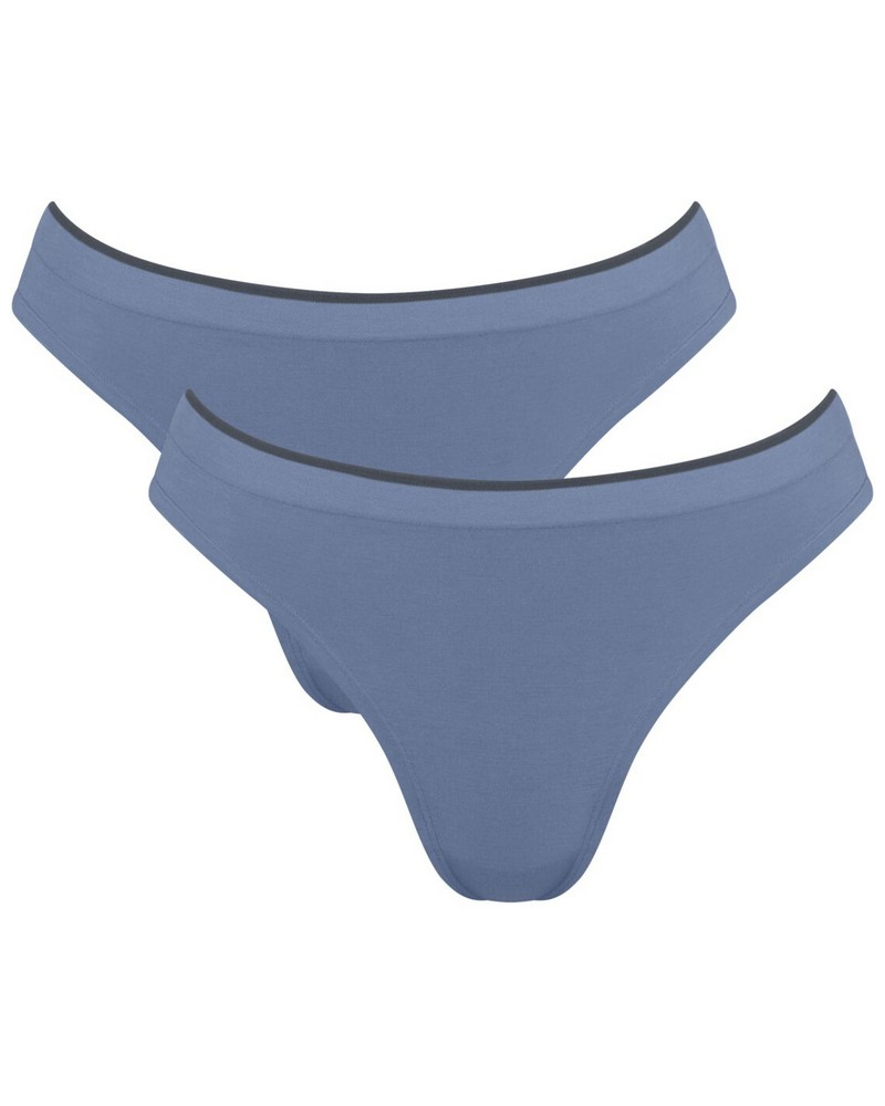 Lot de 2 tangas Sloggi GO Sense (Blue Shadow)