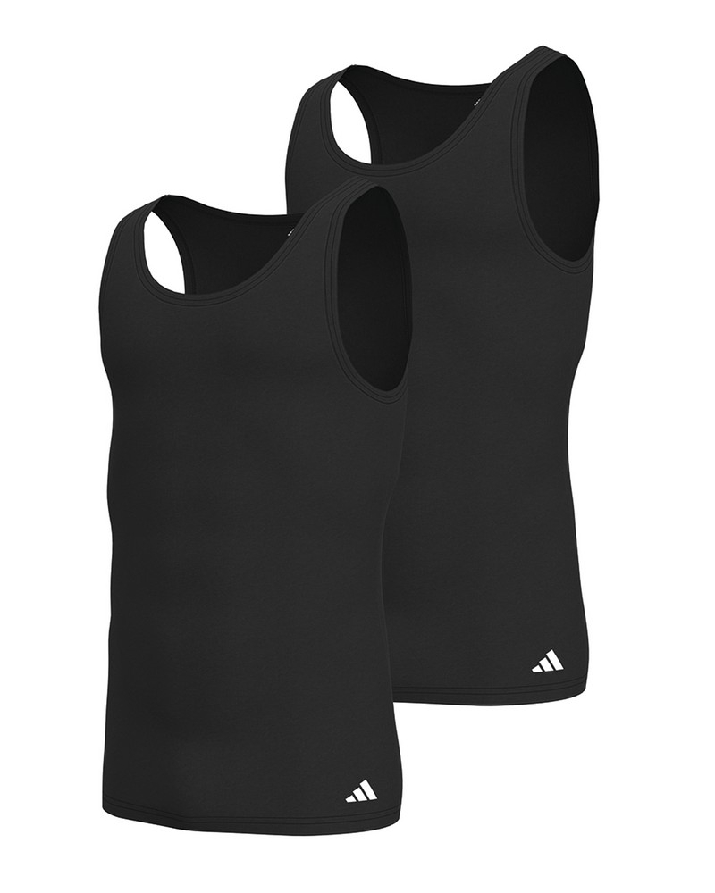 Lot de 2 débardeurs Adidas Active Flex Coton (Noir)