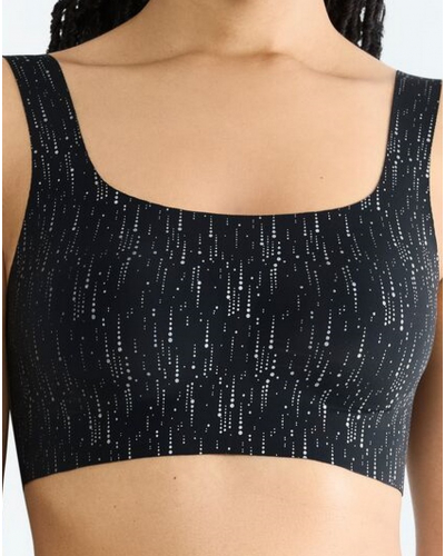 Bralette top Sloggi ZERO Feel Festive (Black Comb)